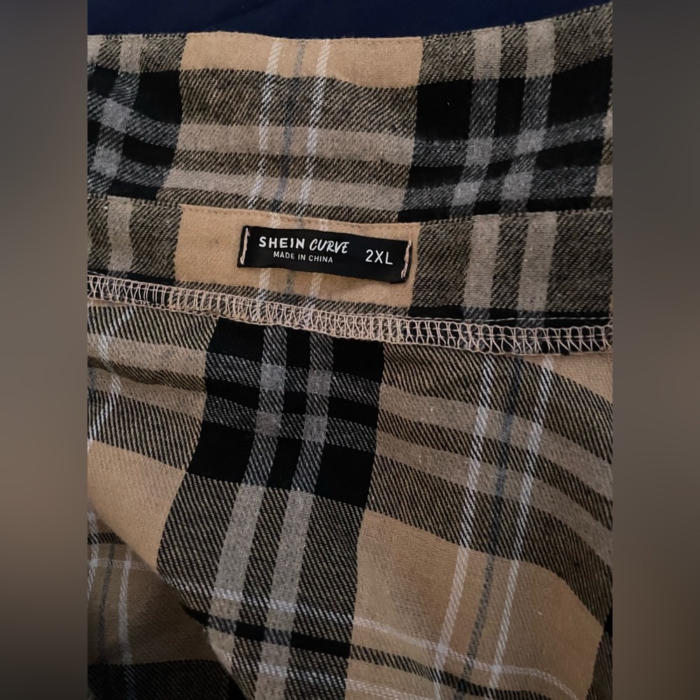 Shein Cropped Flannel